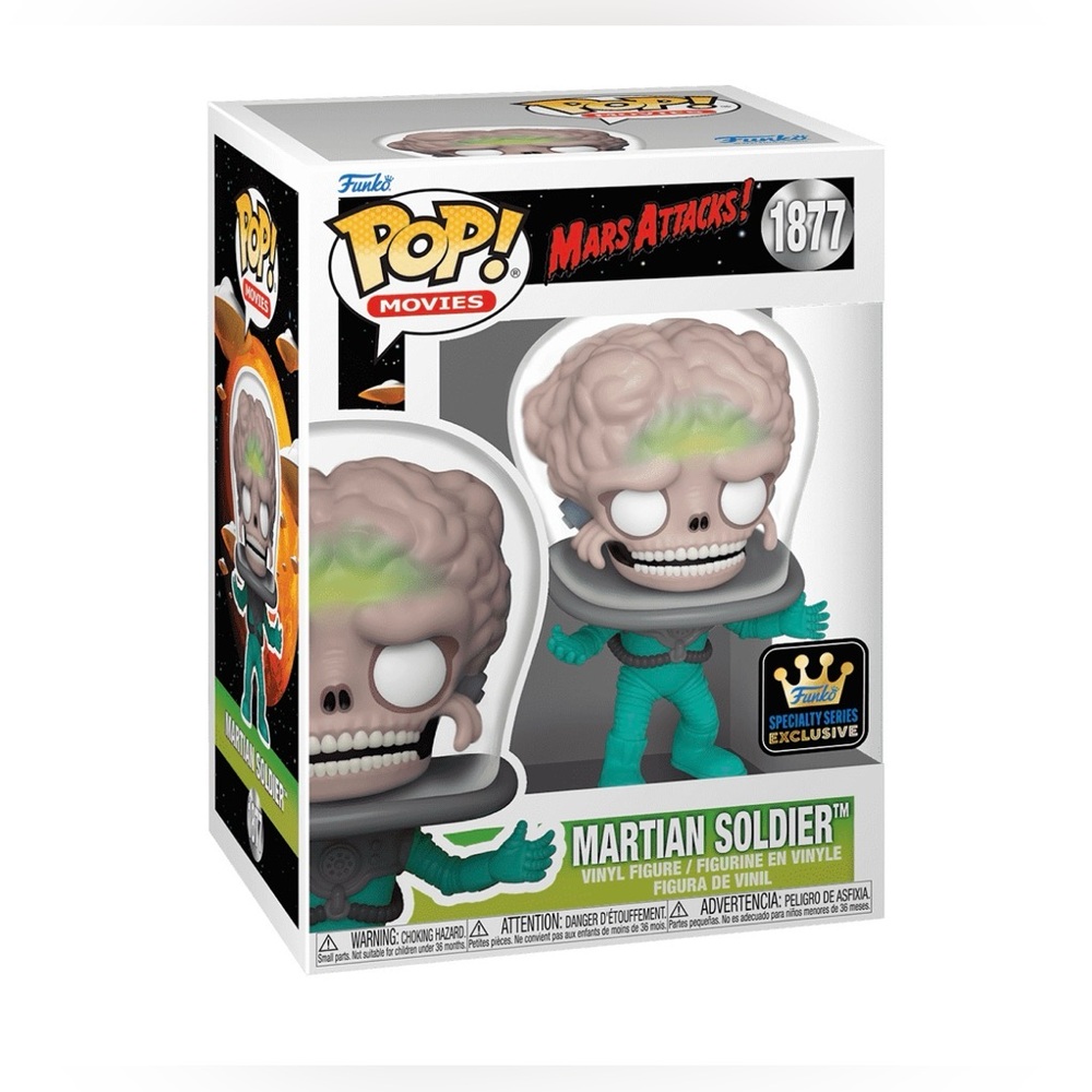 Funko Pop Movies #1877 Mars Attacks Brand New